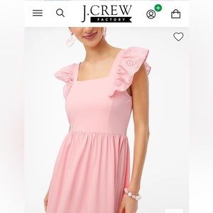J. Crew Factory Eyelet Midi Dress - 3X